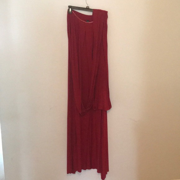 red multiway maxi dress